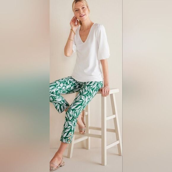 Slim Leg Crop Women's Pants - Picture 3 of 9